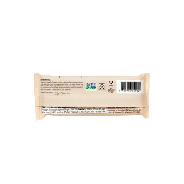 Barra de Mantequilla de Cacahuate, Coco y Avena de Bob's Red Mill Foods Naturales 1.76 oz. Barra, PK144 - 7035R1212