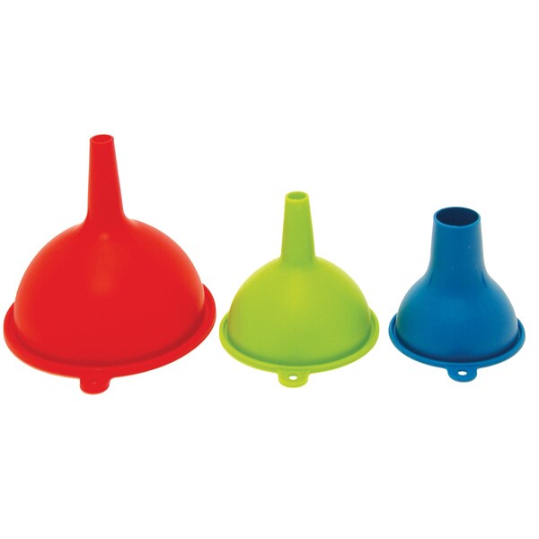 Gourmet By Starfrit 3-Piece Silicone Funnel Set - 093523-003-0000