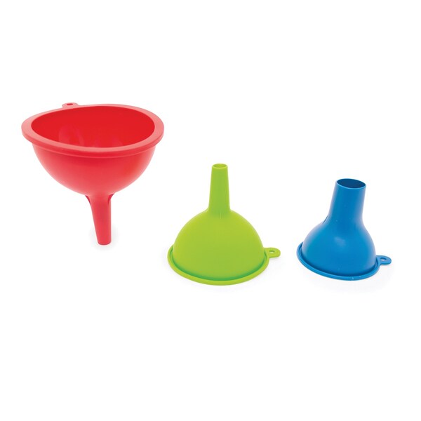 Gourmet By Starfrit 3-Piece Silicone Funnel Set - 093523-003-0000