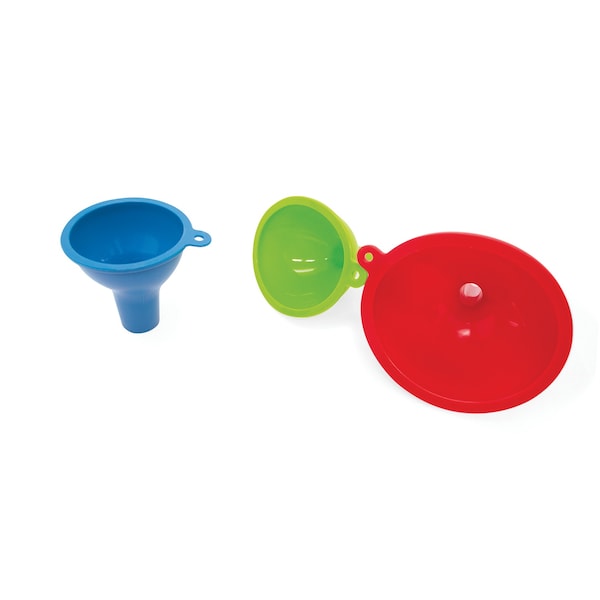 Gourmet By Starfrit 3-Piece Silicone Funnel Set - 093523-003-0000