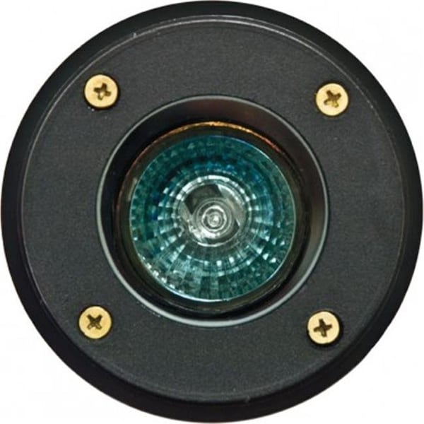 Dabmar Lighting Dabmar Lighting LV301-B-SLV 12V MR16 Well Light without Grill & PVC Sleeve; 20W - Black - LV301-B-SLV