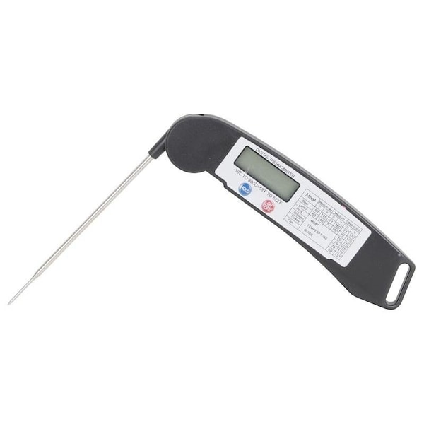 Omaha Thermometer, 18 in W Blade, Stainless Steel Blade, Plastic case, Stainless Steel Probe Needle - BBQ-37248