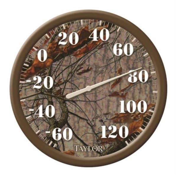 Taylor Taylor Precision Products 232276 13.25 in. Mossy Oak Camo Thermometer - 232276