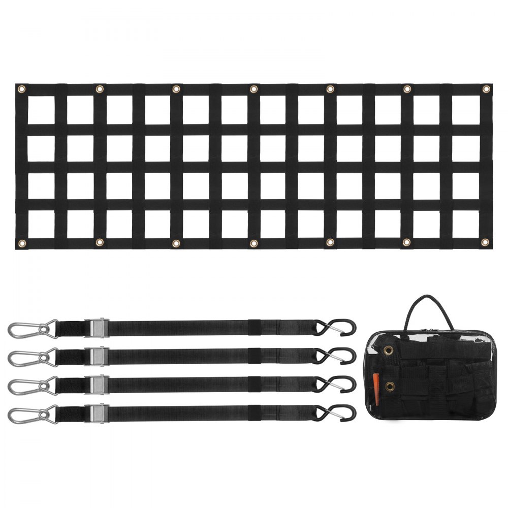 VEVOR Tailgate Net Pickup Truck Tailgate Net 60" x 18" for Full Size Trucks - WMWWMESH6018TTIAPV0