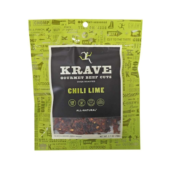 Bocadillos gourmet Krave Amplify Chili Lime Beef Cuts, PK8 - _6000091-KV