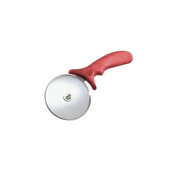 American Metalcraft 4 in Red Pizza Cutter - PIZR2