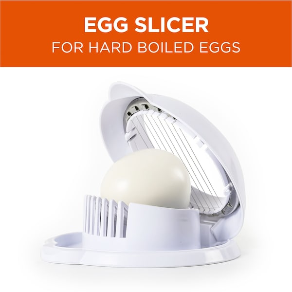 Commercial Chef Egg Slicer for Hard Boiled Eggs, Mushrooms, Strawberries, and Other Foods - CH1577