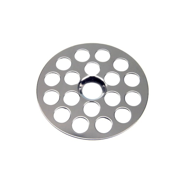 Danco Sink Strainer, 158 in Dia, Brass, Chrome, For Universal Lavatory, Sink and Utility Tubs - 80061