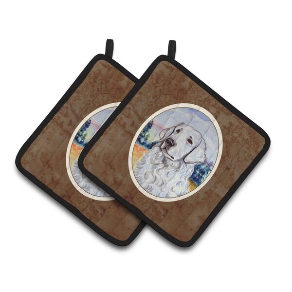 Carolines Treasures Kuvasz Pair of Pot Holders - 7058PTHD