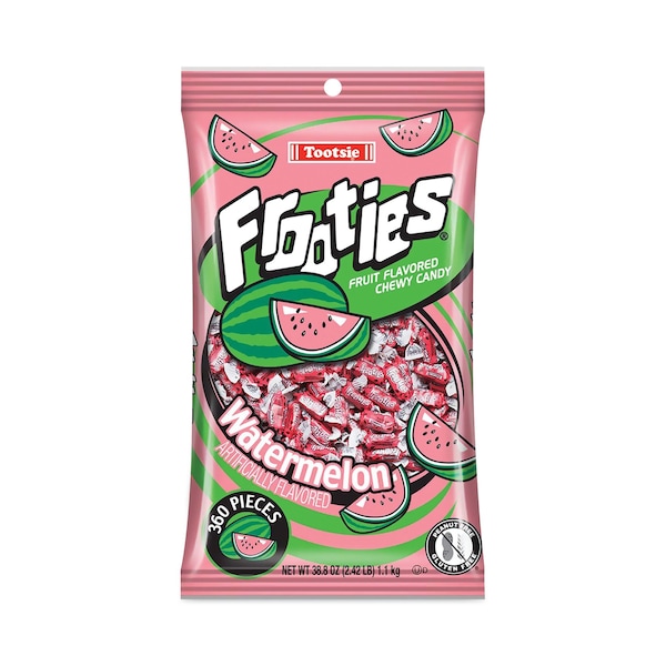 Tootsie Roll Frooties, Sandía, Bolsa de 388 oz, 360 Piezas - 793848