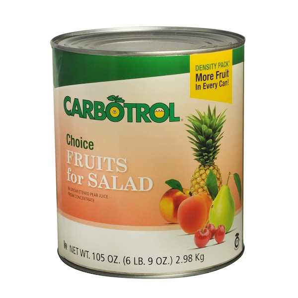 Carbotrol Carbotrol-Frutas para Ensalada #10, Paquete de 6 - 104700