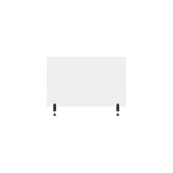 Luxor Luxor RECLAIM Acrylic Sneeze Guard Desk Divider   48 x 30  Clear - DIVCL-4830C