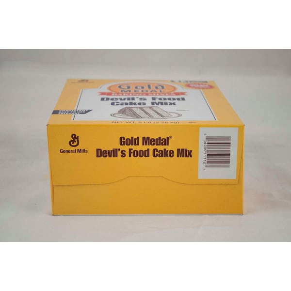 Mezcla para Pastel Devil's Food de Gold Medal Baking Mixes de 5 libras, paquete de 6 - 16000-11112