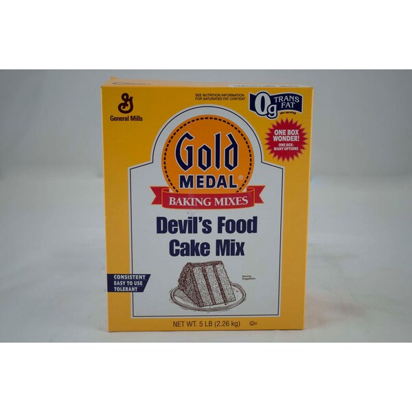 Mezcla para Pastel Devil's Food de Gold Medal Baking Mixes de 5 libras, paquete de 6 - 16000-11112