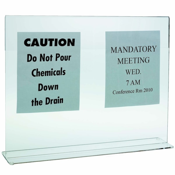 Bowman Dispensers Physical Barrier - Sign Holder - Medium - PB005-0811