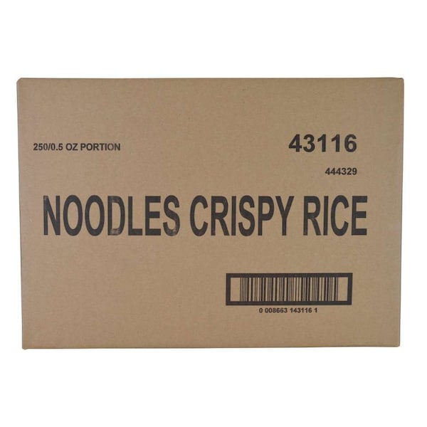 Alimentos azucarados Fideos de Arroz Crujientes 0.5 oz., Paquete de 250 - 43116
