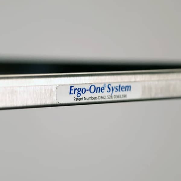 Lakeside Stainless Steel Ergo-One Series 2-Shelf Cart; 500 lb Capacity, 21"x35" - 6820