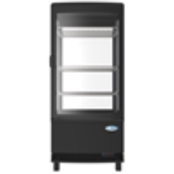 Koolmore Countertop Refrigerator Display Case Commercial Beverage Cooler with LED lighting - CDCU-3C-BK