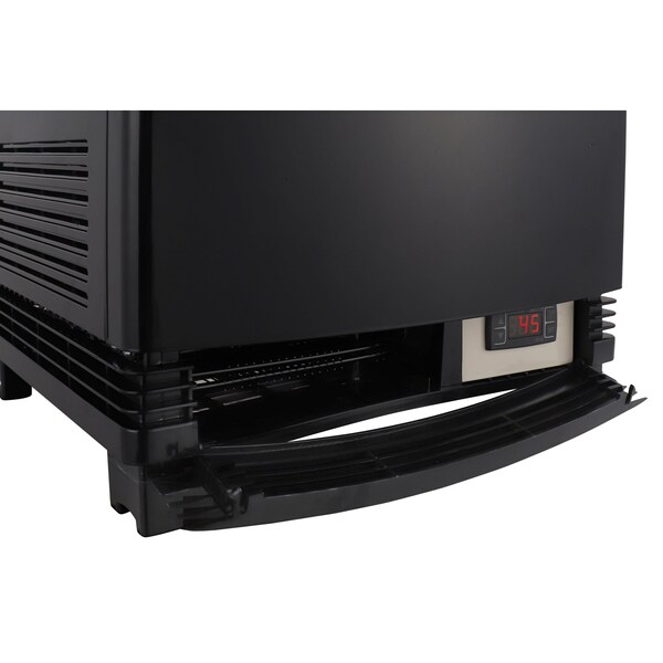 Koolmore Countertop Refrigerator Display Case Commercial Beverage Cooler with LED lighting - CDCU-3C-BK