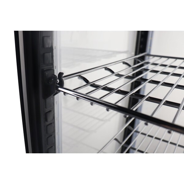 Koolmore Countertop Refrigerator Display Case Commercial Beverage Cooler with LED lighting - CDCU-3C-BK