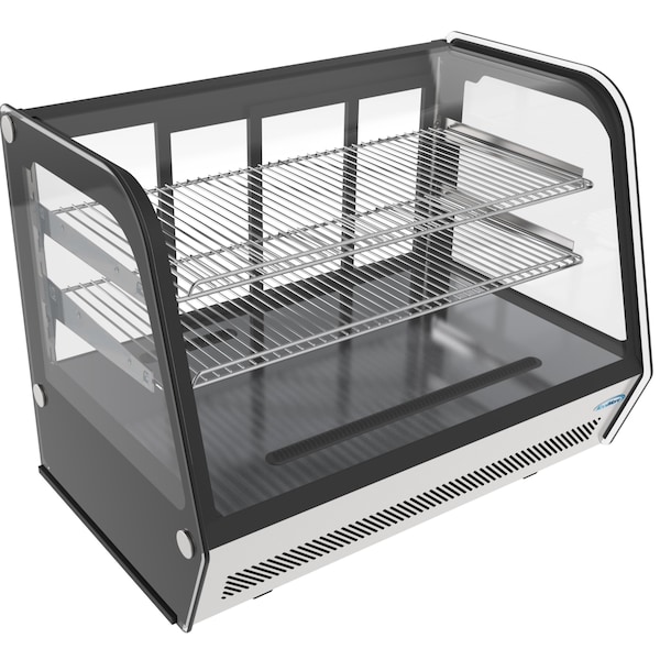 Koolmore 35" NSF Commercial Countertop Refrigerator Display Case Merchandiser with LED Lighting - CDC-5C-BK