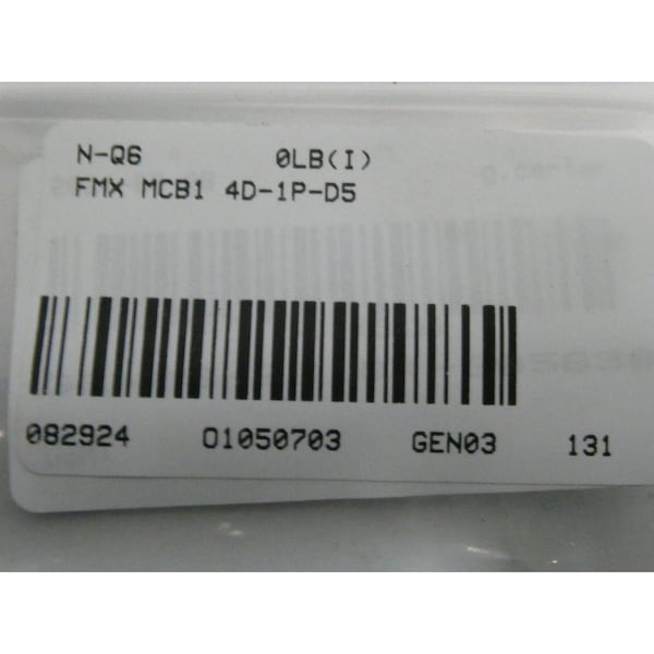 Fmx 1P 5A AMP 277V-AC MINIATURE CIRCUIT BREAKER - MCB1 4D-1P-D5