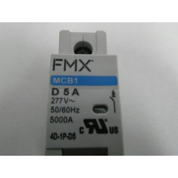 Fmx 1P 5A AMP 277V-AC MINIATURE CIRCUIT BREAKER - MCB1 4D-1P-D5