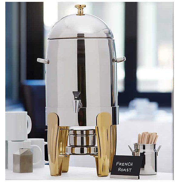 American Metalcraft Coffee Urn, Silver, 11 qt. - ALLEGCU1