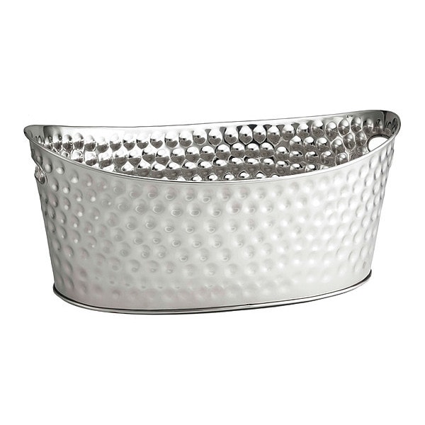 Tablecraft Beverage Tub, Oval, Stainless Steel, 4 gal. - BT2013