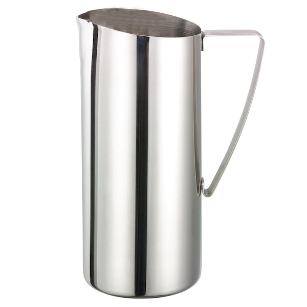 Service Ideas Slim Water Pitcher, 1.9L, Polished Stainless Steel - X7025NG
