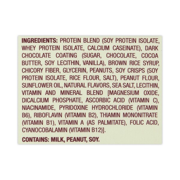 Barras de proteína Thinkthin, Chunky Chocolate Peanut, barra de 141 onzas, Paquete de 10, 10 paquetes - 71101