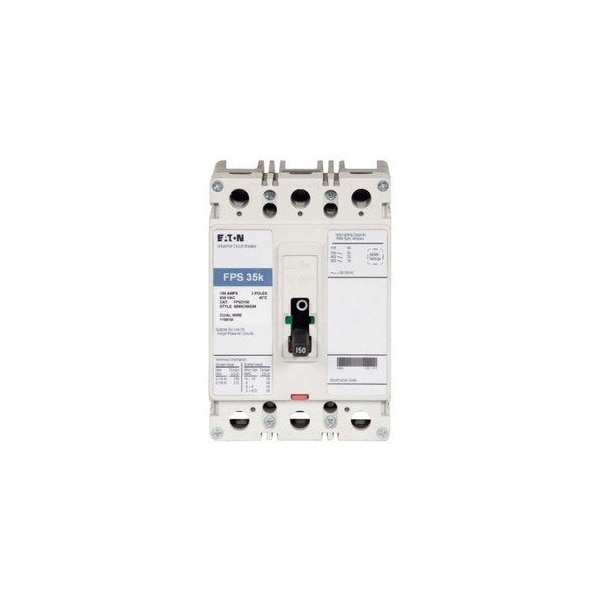 Eaton Molded Case Breakers MCCBs FPS 3P 80A 600V 50/60Hz 3Ph F Frame - FPS3080L