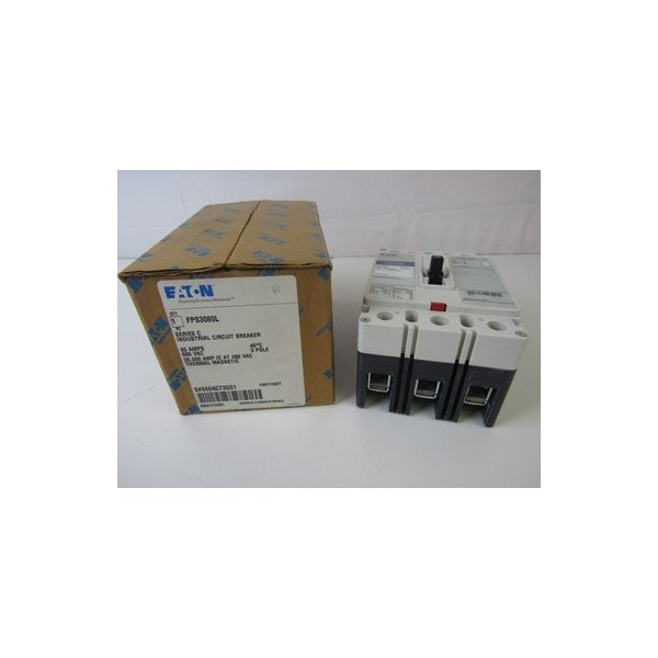 Eaton Molded Case Breakers MCCBs FPS 3P 80A 600V 50/60Hz 3Ph F Frame - FPS3080L