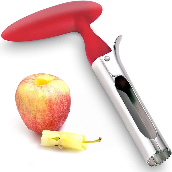 Zulay Kitchen Zulay Apple Corer SS  Red - ZULB07C6CP1XB