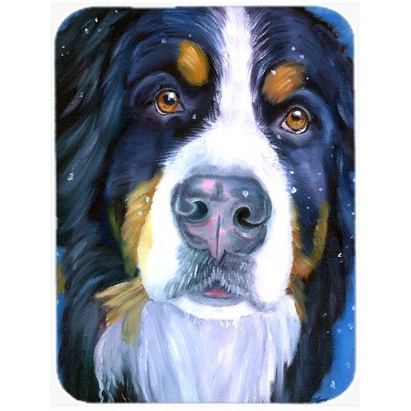 Carolines Treasures Carolines Treasures 7337LCB Luca The Bernese Mountain Dog Glass Cutting Board; Large - 7337LCB