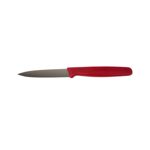 Victorinox 3 1/4 in Red Straight Edge Paring Knife - 6.7601