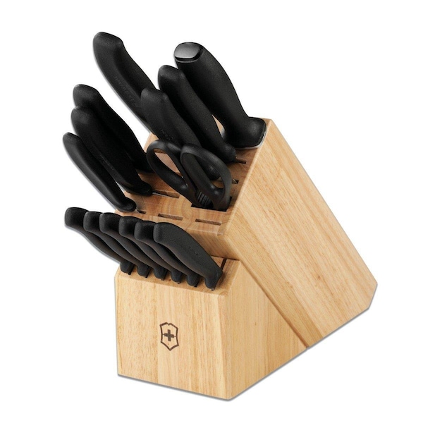 Victorinox Swiss Army Cutlery Swiss Classic Knife Block Set 15 Piece - 6.7000.15US1