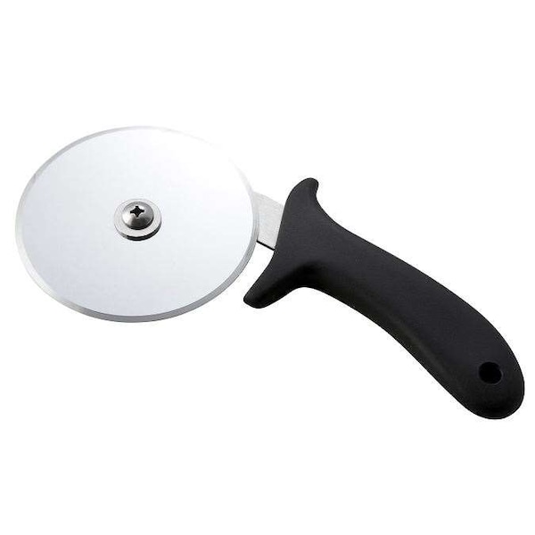 Winco Winco 4" Diamond Black Blade Pizza Cutter - PPC-4