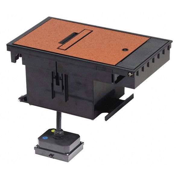 Wiremold Box Cover Assy, Outdoor, BN, L530R Recep - XB814CL530BN