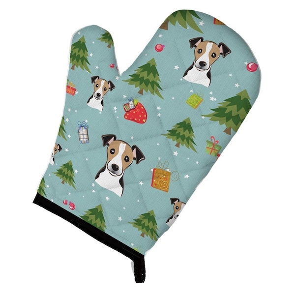 Carolines Treasures Christmas Jack Russell Terrier Oven Mitt - BB5050OVMT
