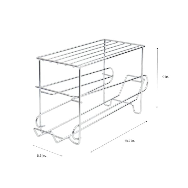 Organize It All 12 Can Organizer Rack in Chrome - NH-1841W