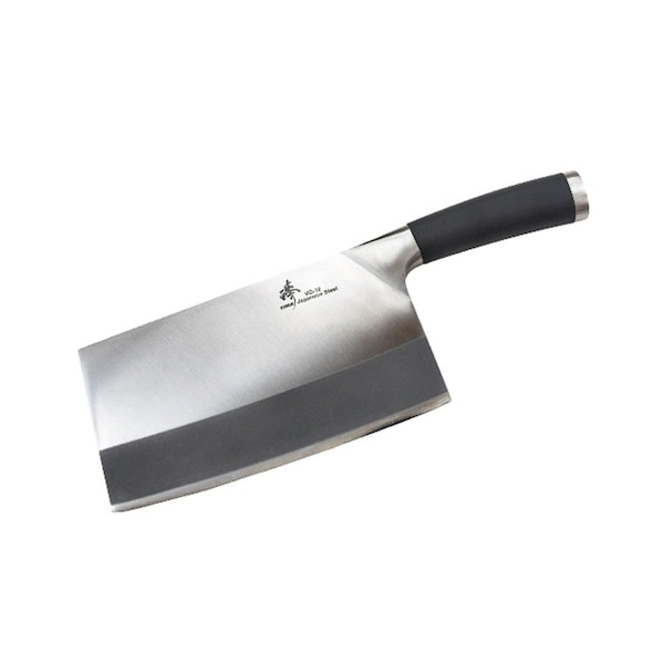 Zhen VG-10 Series 3-Layer Forged 8 in. TPR Handle Cleaver Bone Chopper Chef Butcher Knife - ZH627507