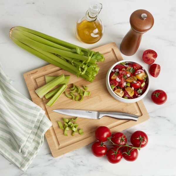 Snow Joe EatNeat 8Piece Knife Set W Cutting Board  Knife Block - SN211009