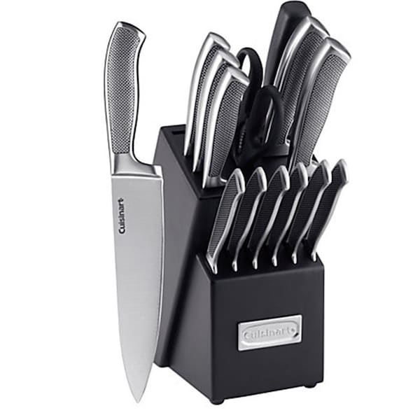 Conair VQ9188 Stainless Steel Cutlery Knife Block Set - 15 Piece - C77SS-15P
