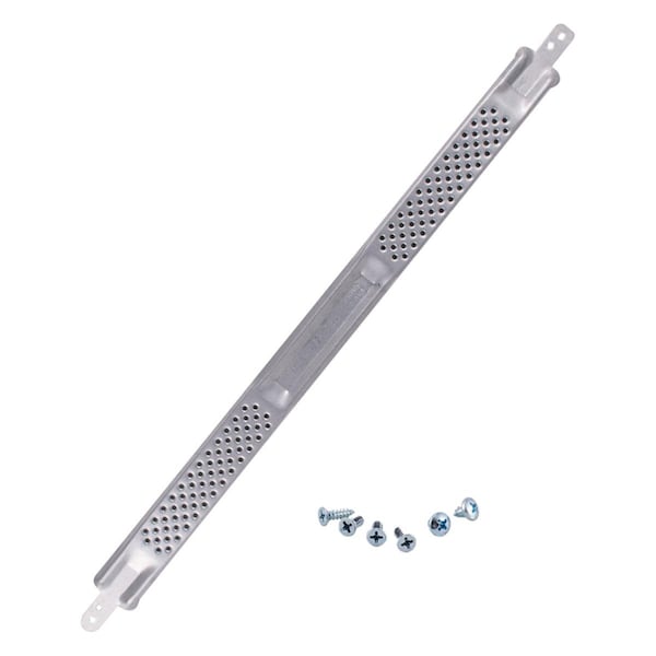 Homepage 2 in. 22 Gauge Silver Steel Mounting Dishwasher Bracket Set - HO2188541
