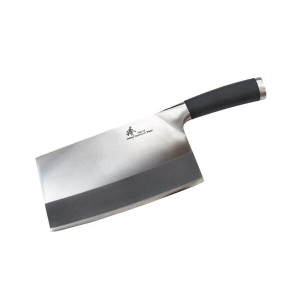 Zhen ZHEN A2T VG-10 Series 3-Layer Forged 8 in. TPR Handle Cleaver Bone Chopper Chef Butcher Knife - A2T