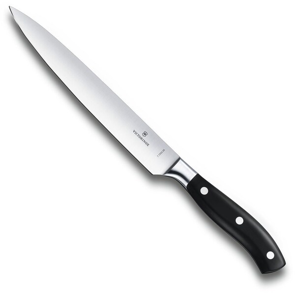 Swiss Army Brands 2024 Victorinox Kitchen Grande Maitre, 8In Slicer, Pom Handles, Forged Steel, Parer Gift Box - VIC-7.7203.20G