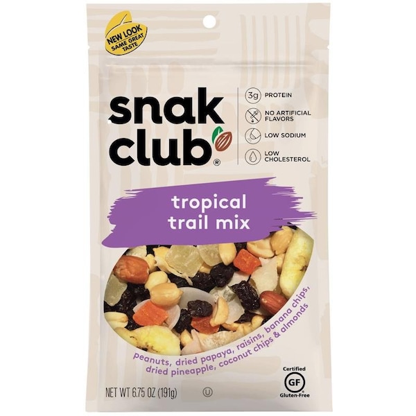 Snak Club Tropical Trail Mix bolsa de 6.75 oz - 1721465