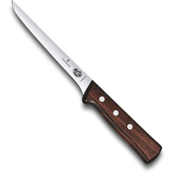 Swiss Army Brands 2024 Victorinox Kitchen Boning 6In Straight, Narrow, Stiff Blade, 0.5In Width At Handle * Packaged - VIC-5.6406.15-X2