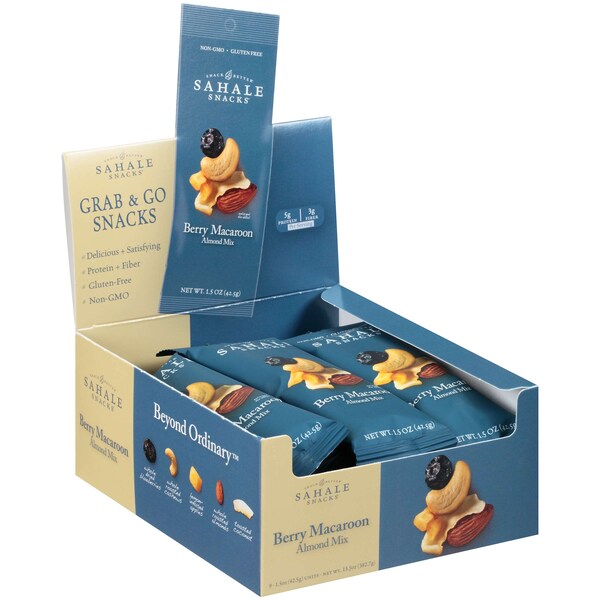 Sahale Snacks Sahale Almond Berry Macaroon 1.5 oz., Paquete de 108 - 4899600013